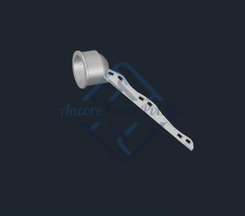 Barb Wire Arm 3 Wire Malleable